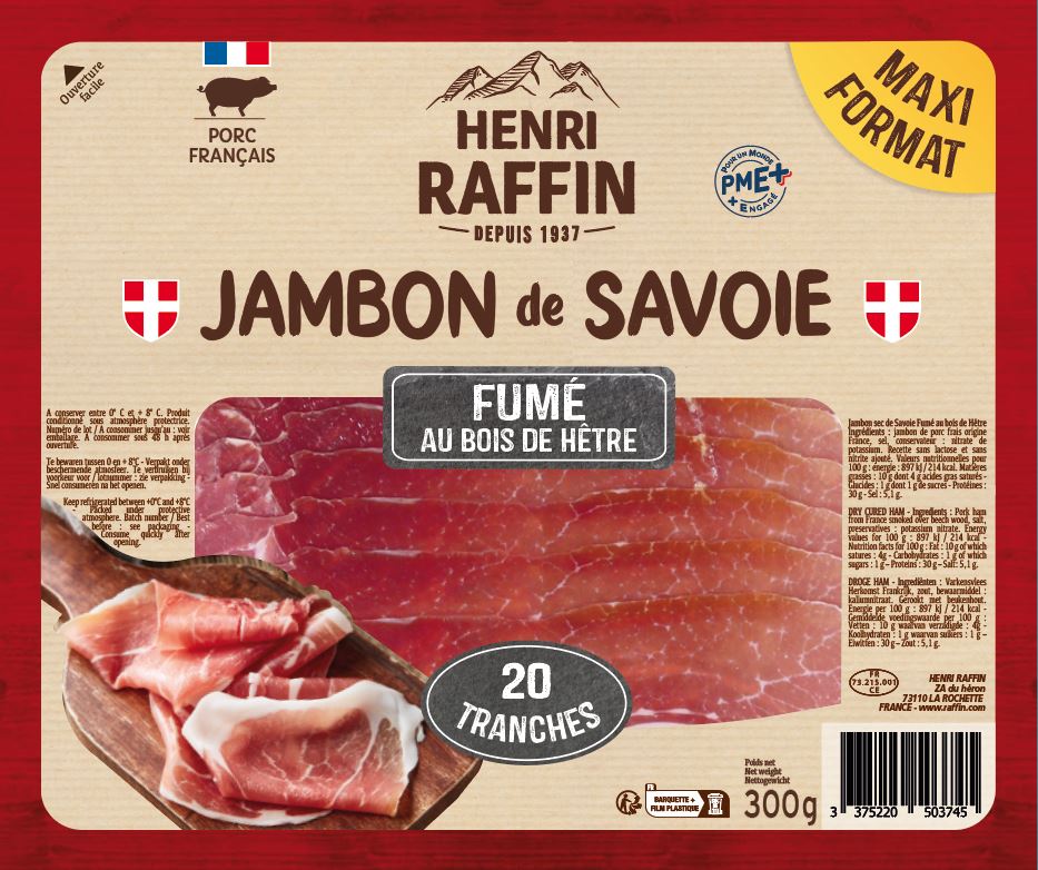 2534 - Jambon 20T Fumé 300g HR