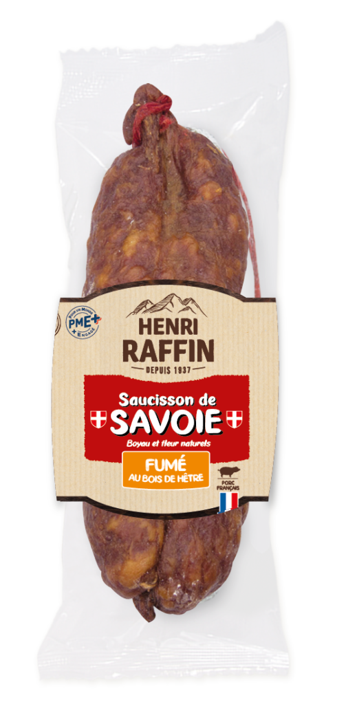 Saucisson 200g Savoie fumé
