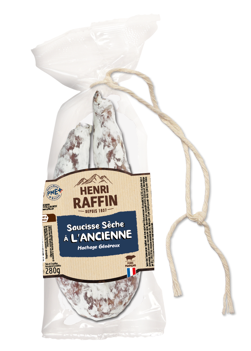 saucisse sèche 280g ancienne nature