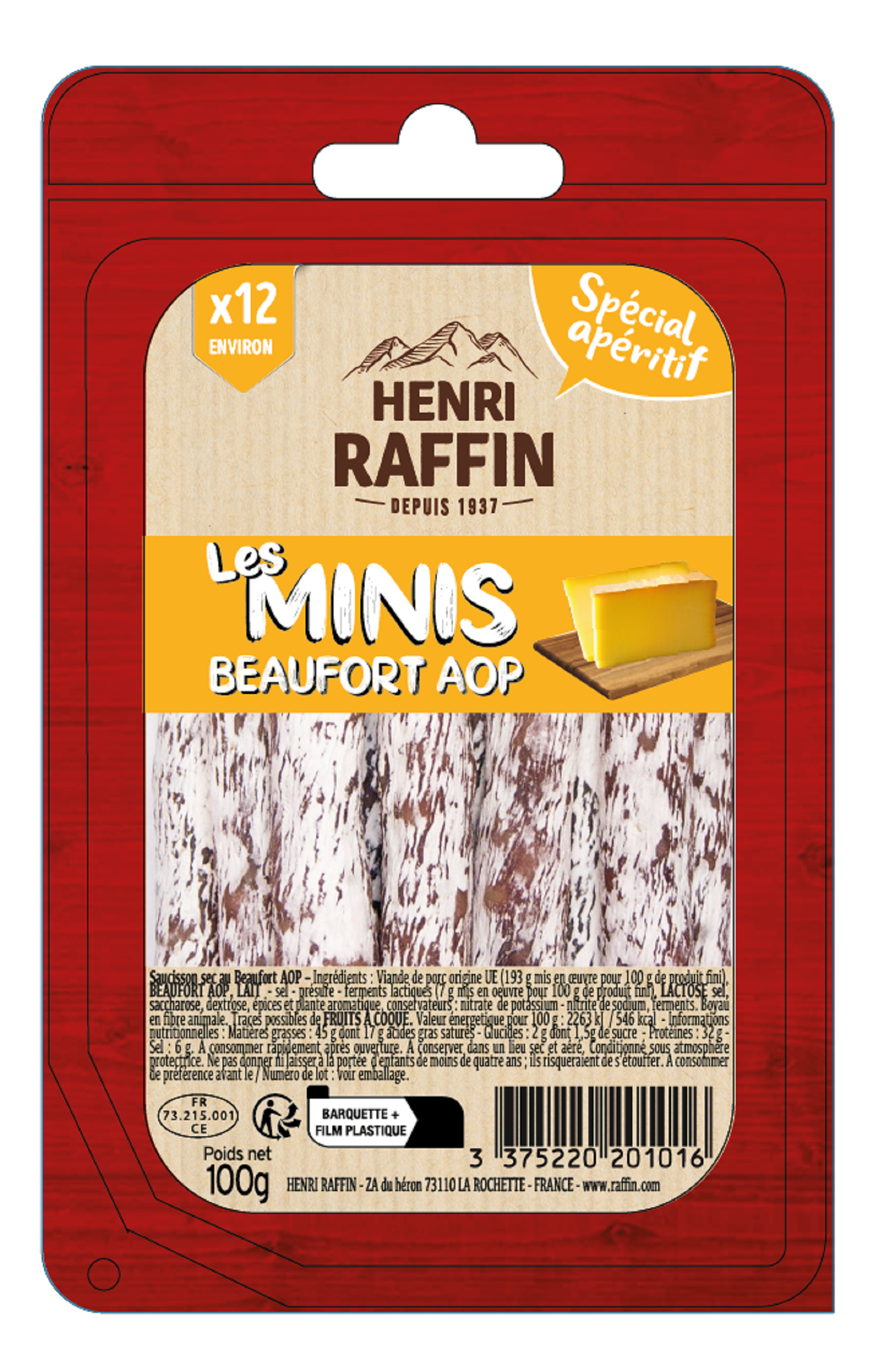492 - Minis Beaufort (nouvelle barquette)