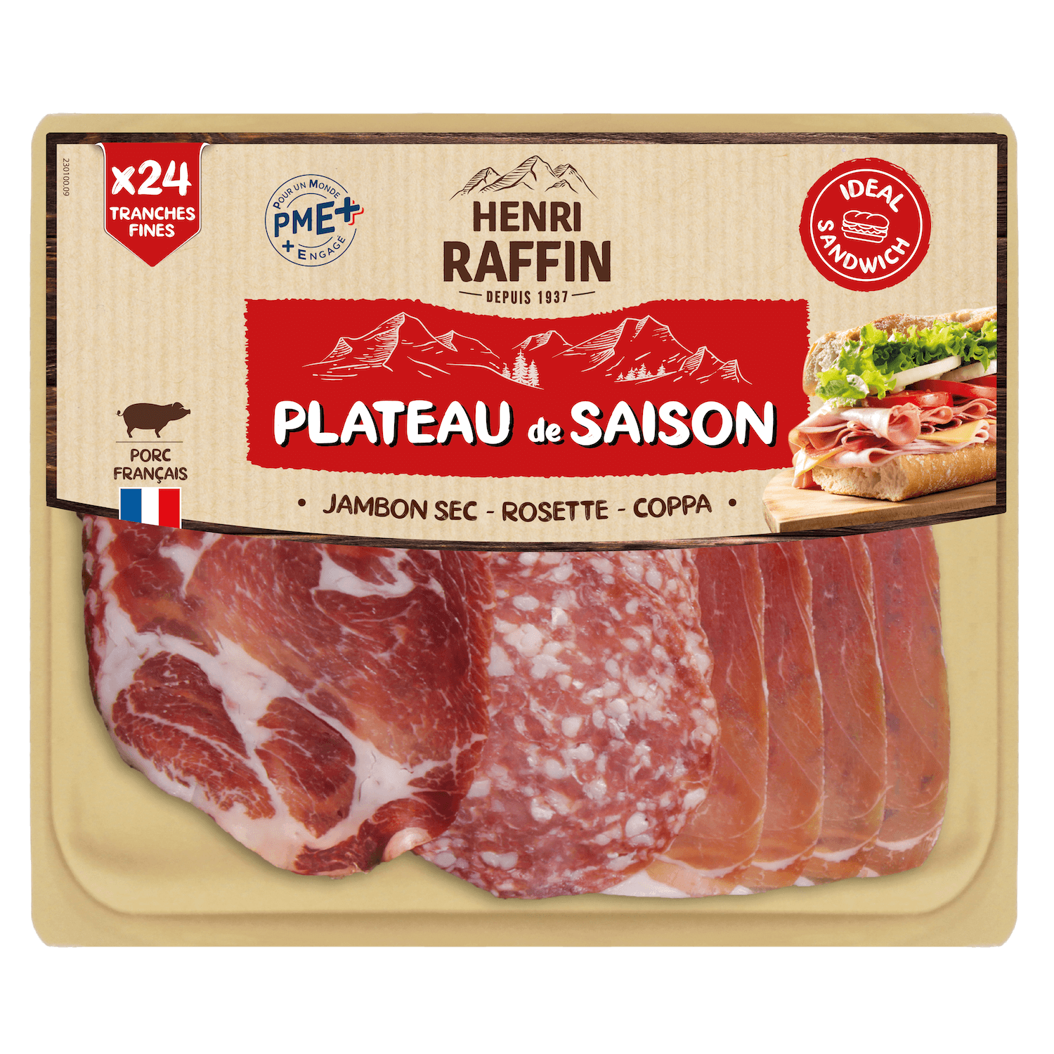 5411 - Plateau de Saison 24 Tranches - 180g HR